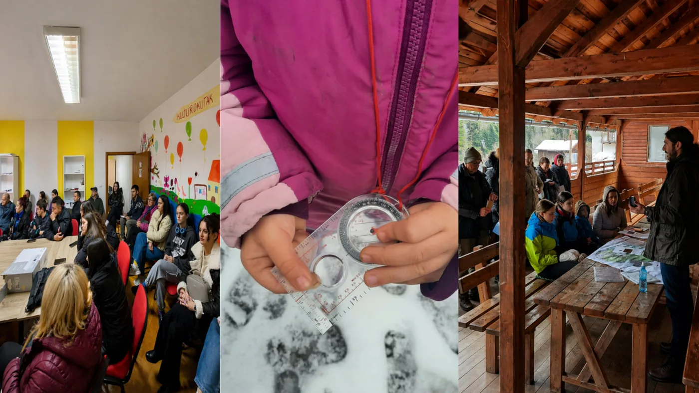 Edukacije i terenska obuka volontera kroz projekat Kroz mećavu, Omladinska banka Bosanski Petrovac